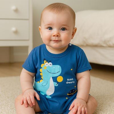 Barboteuse Bébé | 100% Coton Naturel