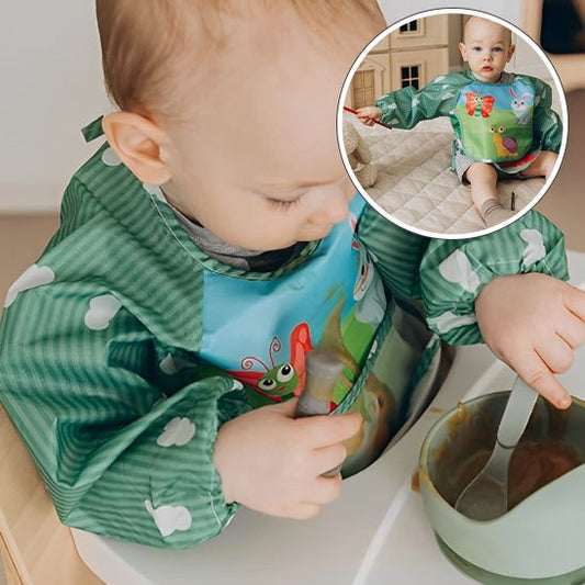 Bavoir bébé | Imperméable Manches Longues